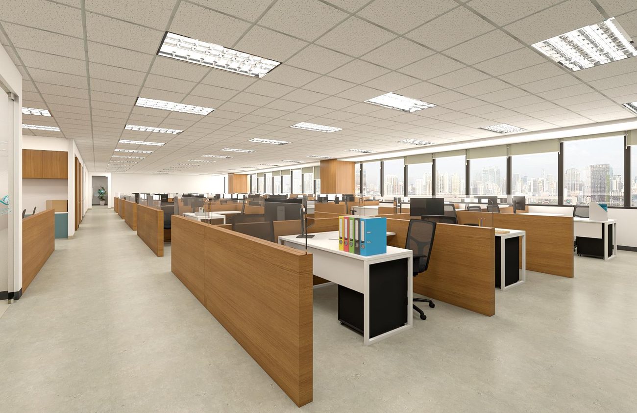 Global Gateway operations floor with Manila skyline